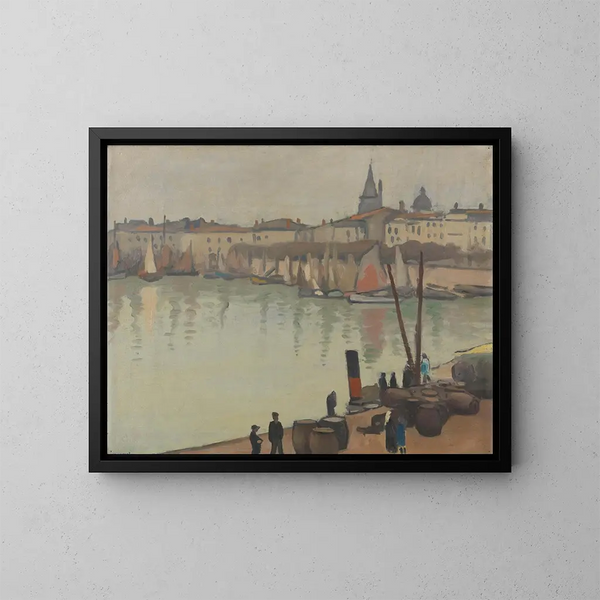 Porto di La Rochelle - Albert Marquet — quadro incorniciato alla parete
