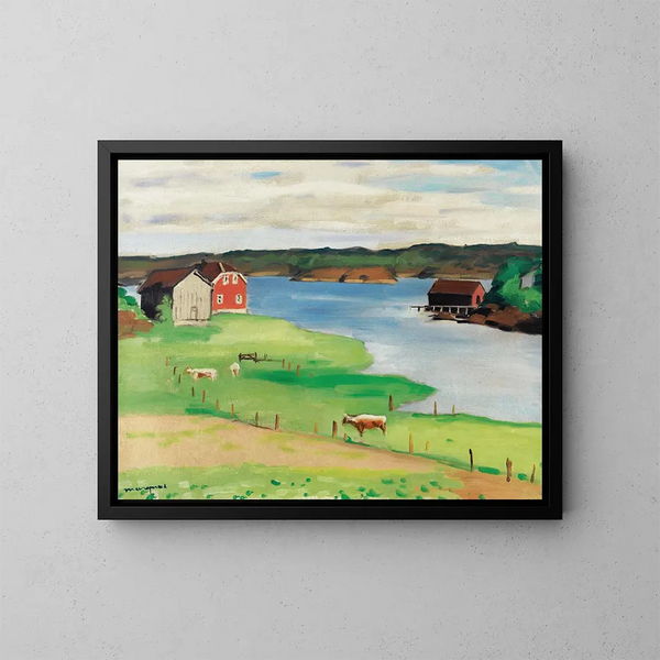 Pâturages à Hesnes - Albert Marquet — quadro incorniciato alla parete