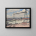 Il ponte trasbordatore di Rouen - Albert Marquet — quadro incorniciato alla parete