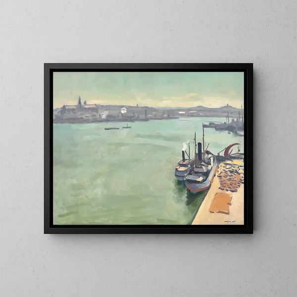 Sole di Stoccolma - Albert Marquet — quadro incorniciato alla parete
