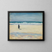Ragazza giovane sulla spiaggia - Albert Marquet — quadro incorniciato alla parete