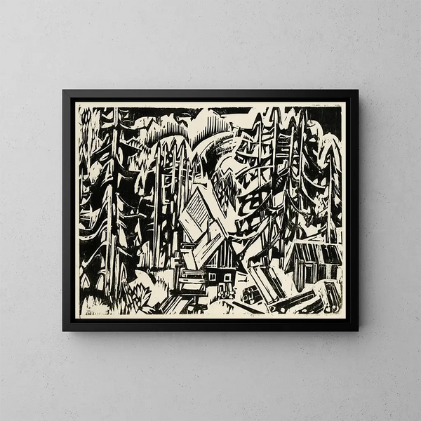 Sgemhle - Albert Müller — quadro incorniciato alla parete