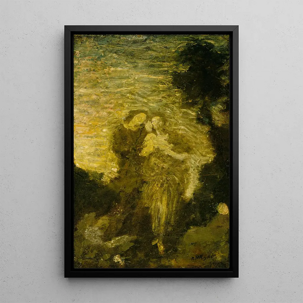 Florizel e Perdita - Albert Pinkham Ryder — quadro incorniciato alla parete