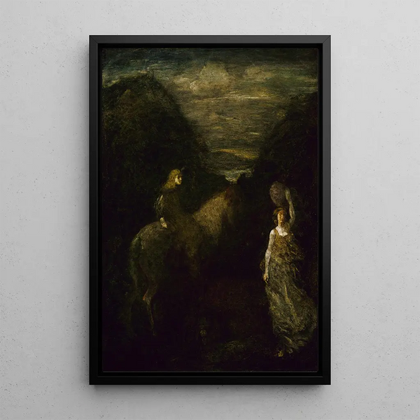 Riproduzione del dipinto Il Re Cophetua e la giovane mendicante - Albert Pinkham Ryder