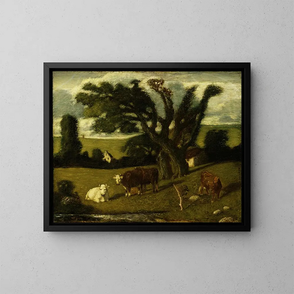 Studio pastorale - Albert Pinkham Ryder — quadro incorniciato alla parete