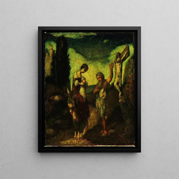 L'histoire de la croce - Albert Pinkham Ryder — quadro incorniciato alla parete