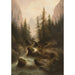 Riproduzione del dipinto Ruisseau de montagne - Albert Rieger