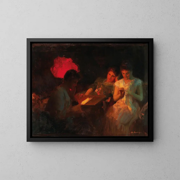 a mano - Albert Ritzberger — quadro incorniciato alla parete