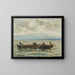 Pescatore del lago di Costanza - Albert Wenk — quadro incorniciato alla parete