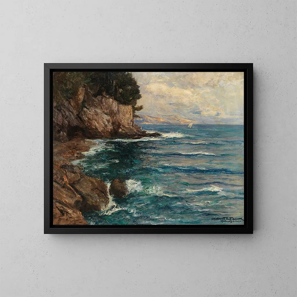 Rochers de Capri - Albert Wenk — quadro incorniciato alla parete