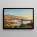 Vista sulla baia di Villefranche-sur-Mer - Albert Zimmermann — quadro incorniciato alla parete