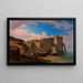 Vista del Cap d'Antifer a Étretat, Normandia - Albert Camus — quadro incorniciato alla parete