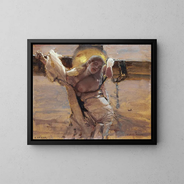 Le Martyr - Albert von Keller — quadro incorniciato alla parete