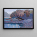 Un lac au crépuscule - Alberto Bonomi — quadro incorniciato alla parete