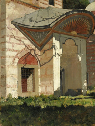 Alberto Pasini - Porta Del Turb Con Sole Raggiante Dipinto.webp