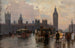 Le case del Parlamento dal ponte di Westminster - Alberto Pisa — vista dell’opera