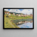 Vista del lago di Saint-Moritz - Alberto Rossi — quadro incorniciato alla parete