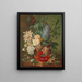 Fiori in un vaso di terracotta - Albertus Jonas Brandt — quadro incorniciato alla parete