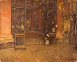 Albin Egger Lienz - Inneres Der Johanneskirche In Mnchen.webp