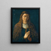 Ritratto di una giovane donna con i capelli sciolti - Albrecht Dürer — quadro incorniciato alla parete