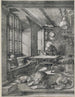 San Girolamo nel suo studio - Albrecht Dürer — vista dell’opera