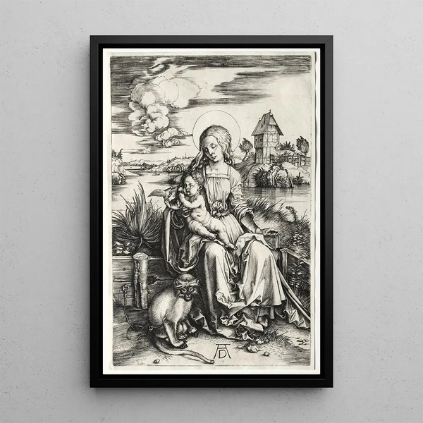 Albrecht Drer - The Virgin and Child with a Monkey.webp