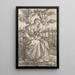 Vergine Maria incoronata da due angeli - Albrecht Dürer — quadro incorniciato alla parete