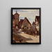 Am Plänlein a Rothenburg - Aleksander Gierymski — quadro incorniciato alla parete