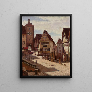 Aleksander Gierymski - Am Plnlein in Rothenburg.webp