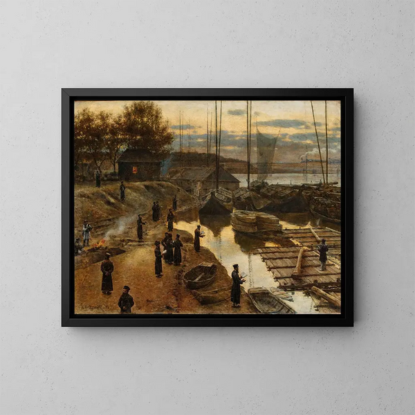 Fête des trompettes I - Aleksander Gierymski — quadro incorniciato alla parete