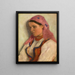 Fille de Bronowice - Aleksander Gierymski — quadro incorniciato alla parete