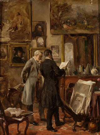 Aleksander Gierymski - In the painters studio.webp