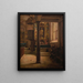 Interno della chiesa di San Wolfgang a Rothenburg - Aleksander Gierymski — quadro incorniciato alla parete