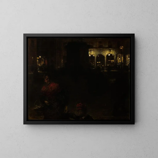 Motivo di Piazza Wittelsbach a Monaco - Aleksander Gierymski — quadro incorniciato alla parete