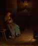 Vecchia donna che veglia su un cadavere II - Aleksander Gierymski — vista dell’opera