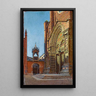 Aleksander Gierymski - Portal of the church of St Anastasia in Verona.webp