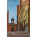 Riproduzione del dipinto Portale della chiesa di Santa Anastasia a Verona - Aleksander Gierymski