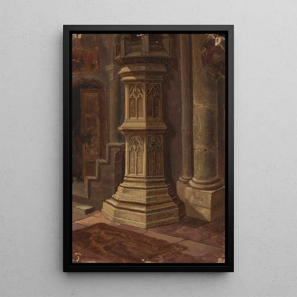 Pileta gotica interna - Aleksander Gryglewski — quadro incorniciato alla parete