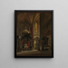 Interno della cattedrale del Wawel - Aleksander Gryglewski — quadro incorniciato alla parete