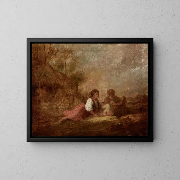 Scène pastorale - Aleksander Kotsis — quadro incorniciato alla parete