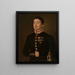 Ritratto di un ufficiale militare russo - Aleksander Stankiewicz — quadro incorniciato alla parete