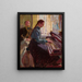 al pianoforte - Aleksy Nowakowski — quadro incorniciato alla parete