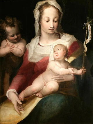 Alessandro Casolani - Madonna with Child and Young Saint John.webp