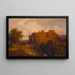 Paesaggio vista verso Ardea - Alessandro Castelli — quadro incorniciato alla parete