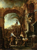 Il Cristo e la Samaritana - Alessandro Magnasco — vista dell’opera