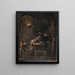 Scène di tortura - Alessandro Magnasco — quadro incorniciato alla parete