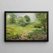Paesaggio estivo - Alexander Alexandrovich Kiselev — quadro incorniciato alla parete