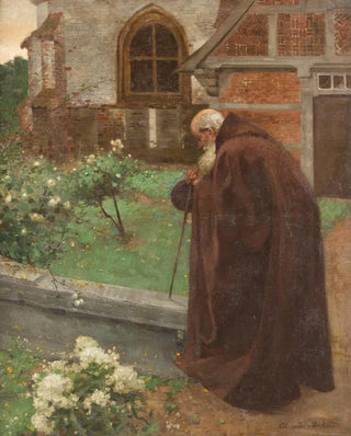 Alexander Bertrand - Monk at the monastery garden.webp