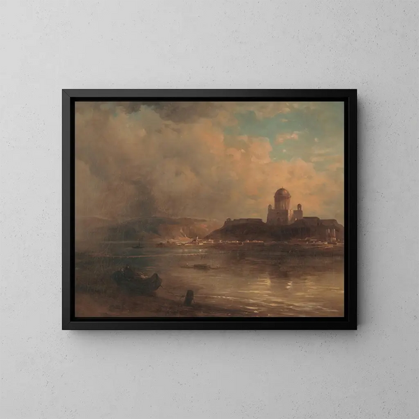Basilique di Esztergom - Alexander Brodszky — quadro incorniciato alla parete