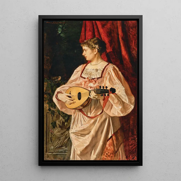 Alexander Demetrius Goltz - A lute player.webp